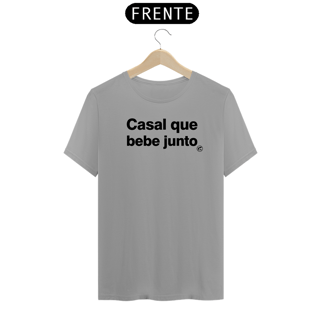 Camiseta Casal que bebe junto permanece junto - Parte 01