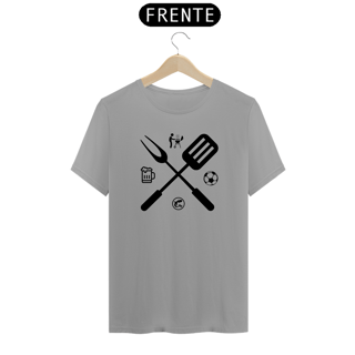 Nome do produto Camiseta de Boteco Churrasqueiro, Cervejeiro e Jogador