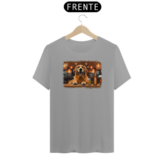 Nome do produto Camiseta de Boteco Melhores Amigos do Homem - Golden Retriever
