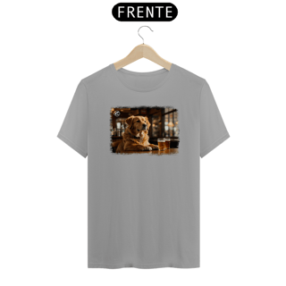 Nome do produto Camiseta de Boteco Melhores Amigos do Homem - Golden Retriever
