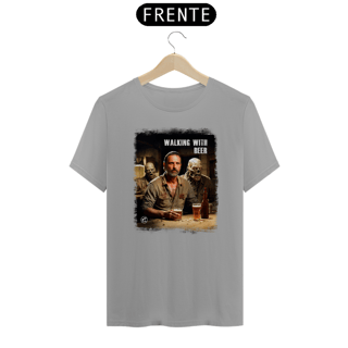 Nome do produto Camiseta de Boteco Walking With Beer