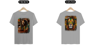 Nome do produto Camiseta de Bob Marley - Frente e Costas