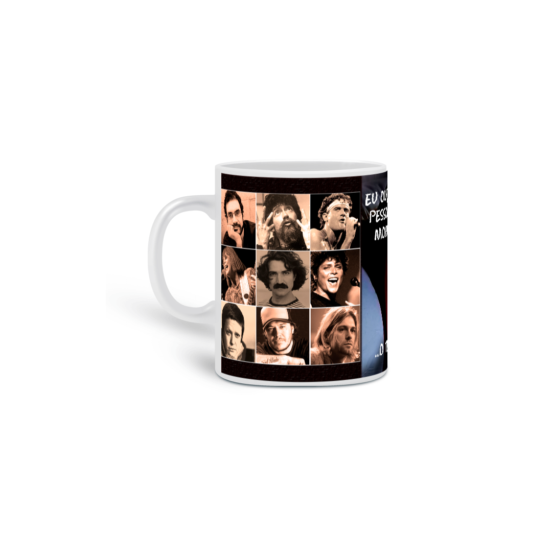 Nome do produto: Caneca Eu Ouço Pessoas Mortas