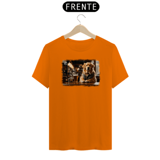 Nome do produto Camiseta de Boteco Melhores Amigos do Homem - Golden Retriever