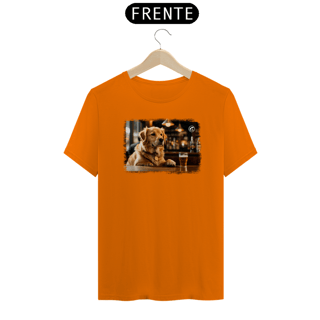Nome do produto Camiseta de Boteco Melhores Amigos do Homem - Golden Retriever