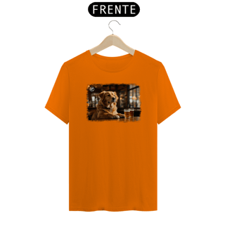 Nome do produto Camiseta de Boteco Melhores Amigos do Homem - Golden Retriever