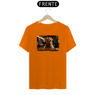 Nome do produto Camiseta de Boteco Melhores Amigos do Homem - Golden Retriever