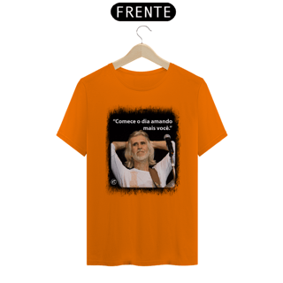 Nome do produto Camiseta - Comece o dia amando mais você