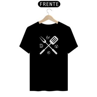 Nome do produto Camiseta de Boteco Churrasqueiro, Cervejeiro e Jogador