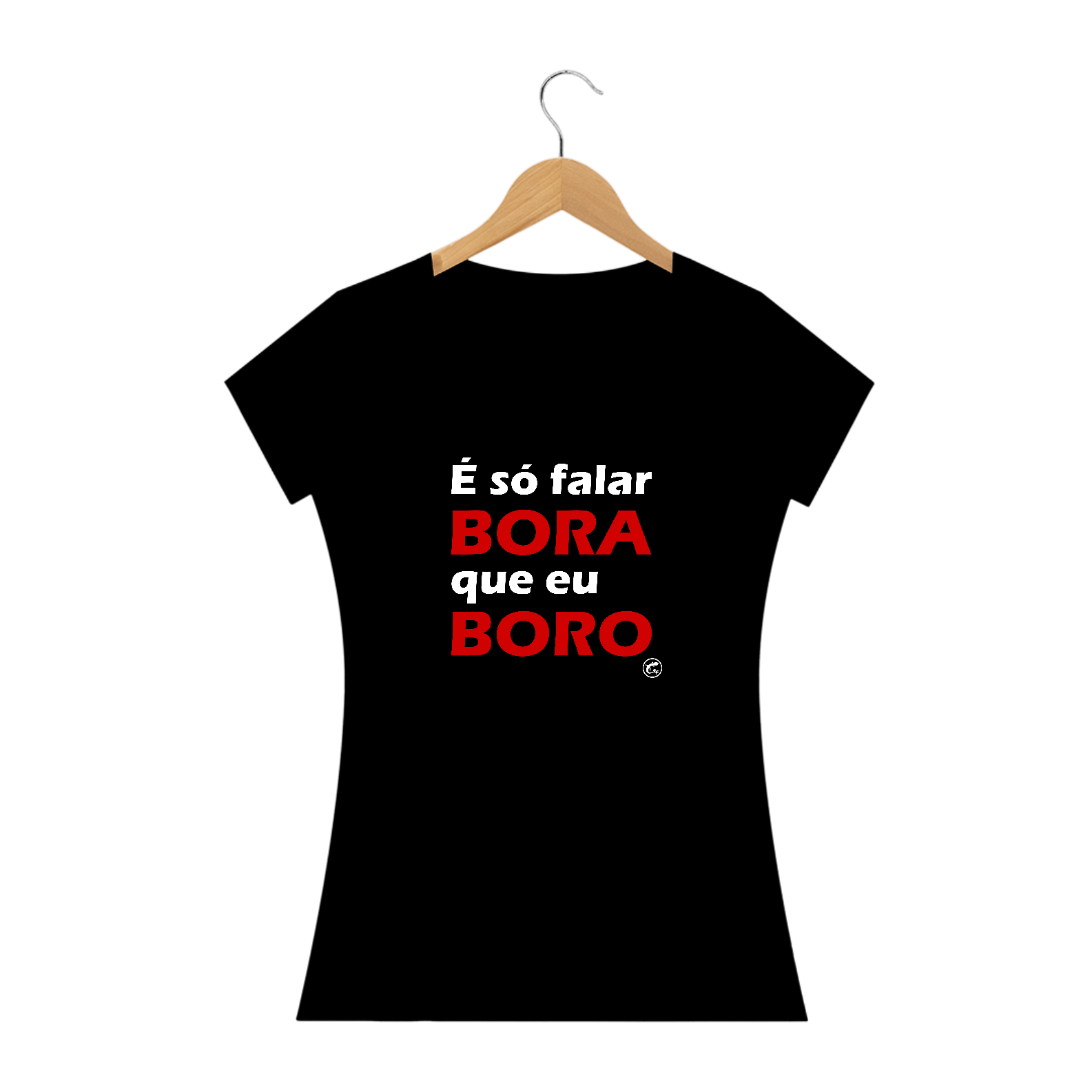 Camiseta de Boteco É só falar Bora que eu Boro