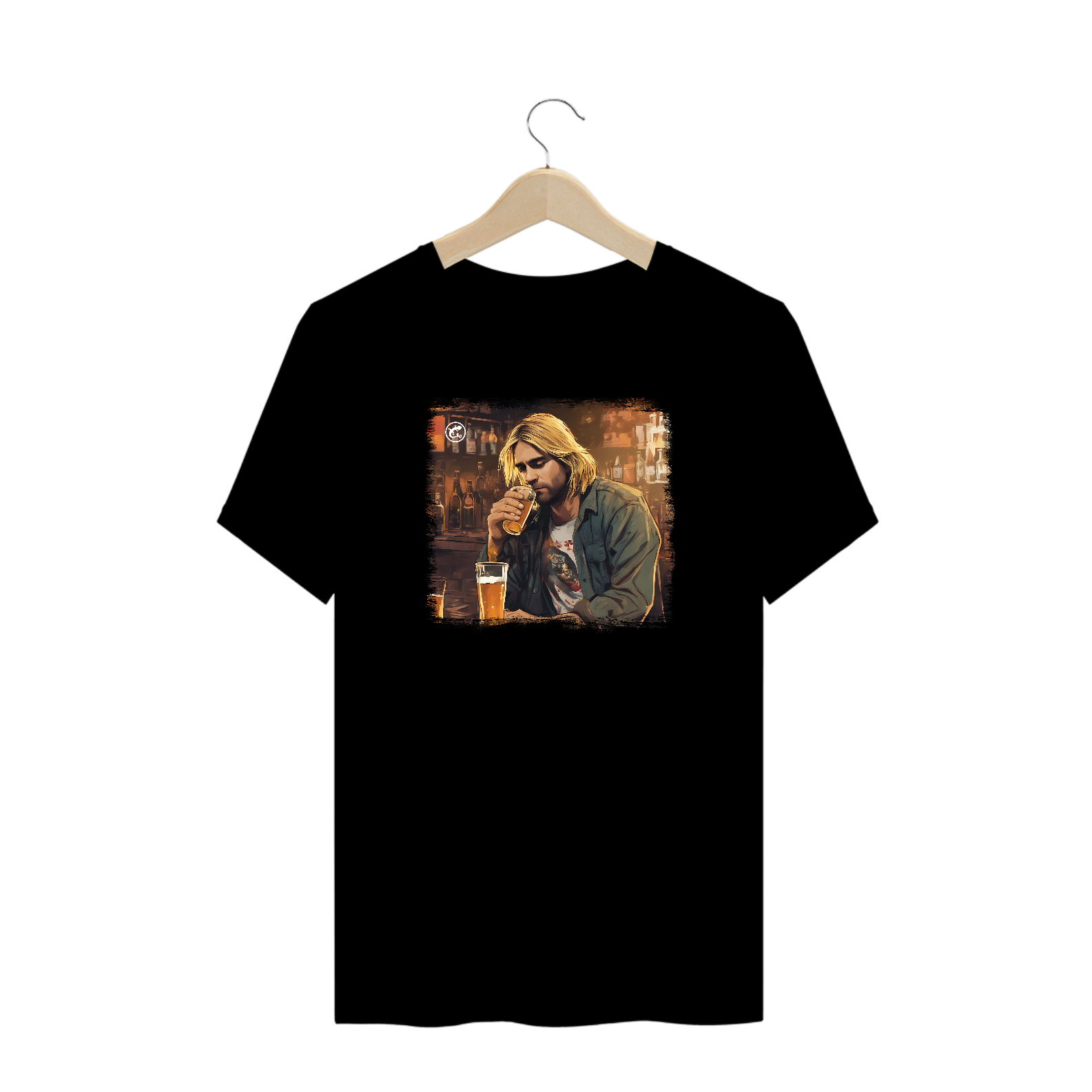 Camiseta de Boteco Plus Size Kurt Cobain