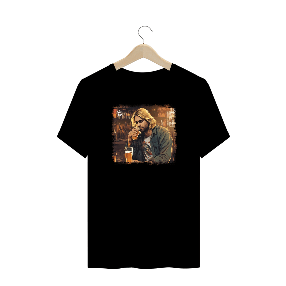 Nome do produto: Camiseta de Boteco Plus Size Kurt Cobain
