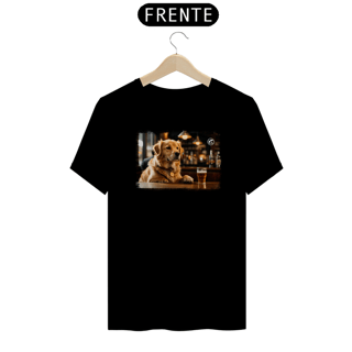 Nome do produto Camiseta de Boteco Melhores Amigos do Homem - Golden Retriever