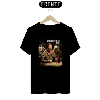 Nome do produto Camiseta de Boteco Walking With Beer