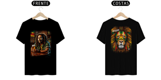 Nome do produto Camiseta de Bob Marley - Frente e Costas