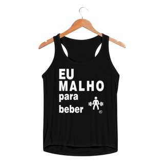Nome do produto Regata Feminina Dry UV - Eu Malho para Beber