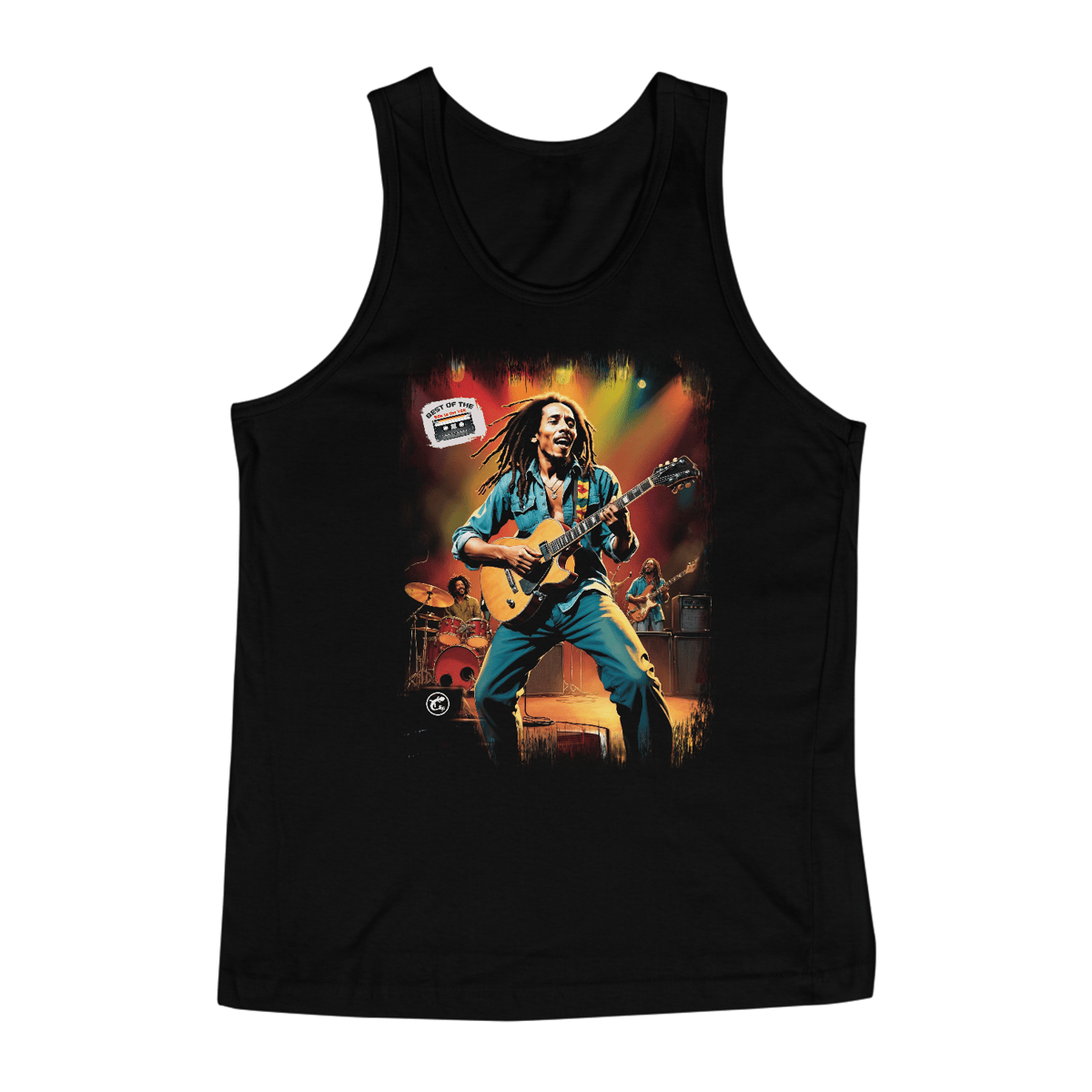 Nome do produto: Camiseta Regata Bob Marley