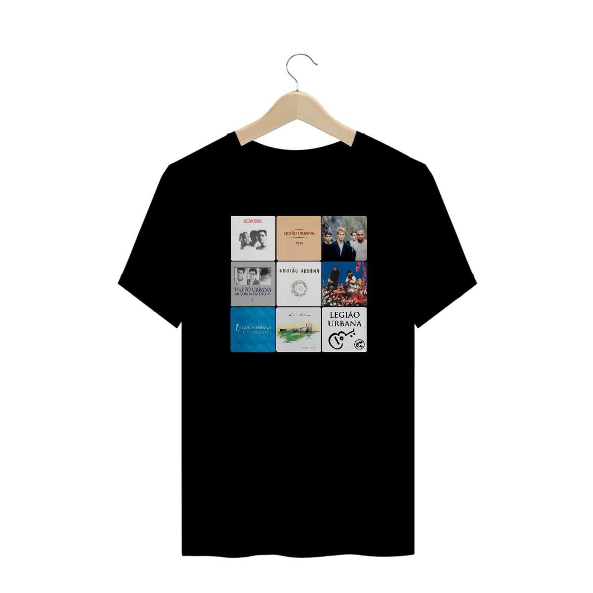 Nome do produto: Camiseta Plus Size Legião Urbana Discos