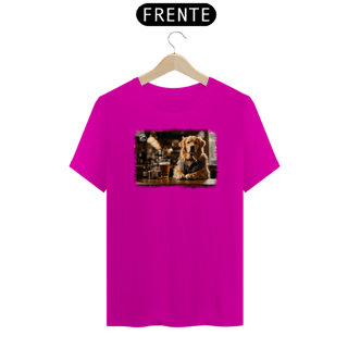 Nome do produto Camiseta de Boteco Melhores Amigos do Homem - Golden Retriever