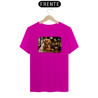 Nome do produto Camiseta de Boteco Melhores Amigos do Homem - Golden Retriever