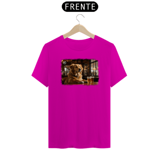 Nome do produto Camiseta de Boteco Melhores Amigos do Homem - Golden Retriever