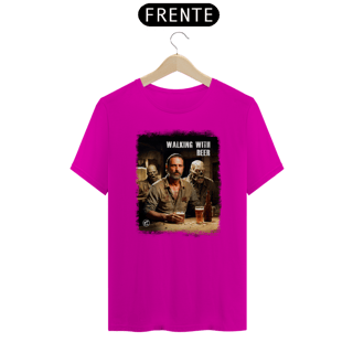 Nome do produto Camiseta de Boteco Walking With Beer