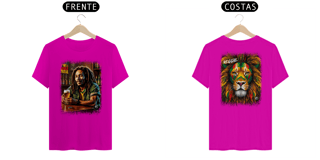 Nome do produto Camiseta de Bob Marley - Frente e Costas