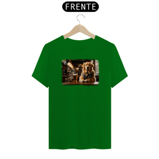 Nome do produto Camiseta de Boteco Melhores Amigos do Homem - Golden Retriever