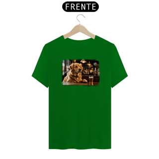 Nome do produto Camiseta de Boteco Melhores Amigos do Homem - Golden Retriever