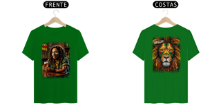 Nome do produto Camiseta de Bob Marley - Frente e Costas