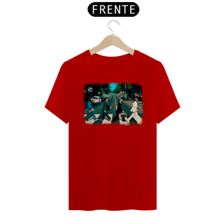 Nome do produto Camiseta de Boteco Os Beatles na Abbey Road