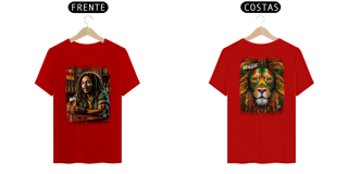 Nome do produto Camiseta de Bob Marley - Frente e Costas
