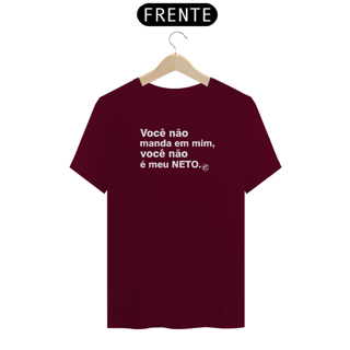 Nome do produto Camiseta Você não manda em mim, você não é meu neto!
