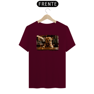 Nome do produto Camiseta de Boteco Melhores Amigos do Homem - Golden Retriever