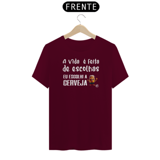 Nome do produto Camiseta de Boteco A vida é feita de escolhas