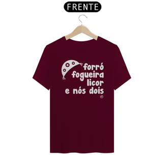 Nome do produto Camiseta de São João - Forró, Fogueira Licor e nós dois