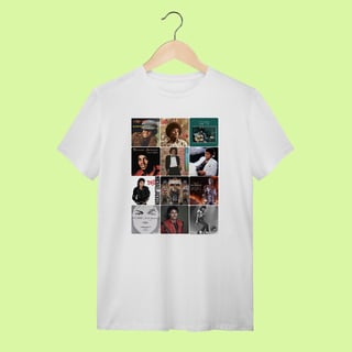 Nome do produto Camiseta Michael Jackson - Discografia