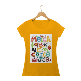Nome do produto CAMISETA MEIGA QUE NEM COICE DE MULA