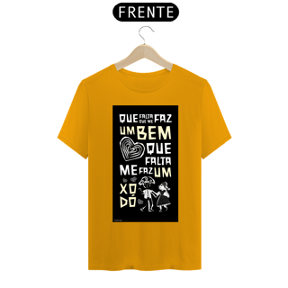Nome do produto CAMISETA QUE FALTA ME FAZ UM XODÓ