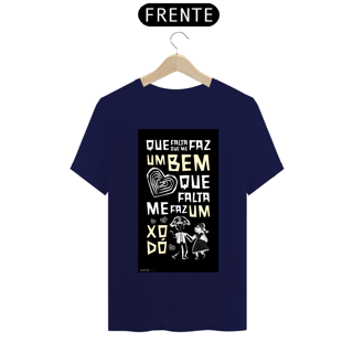 Nome do produto CAMISETA QUE FALTA ME FAZ UM XODÓ