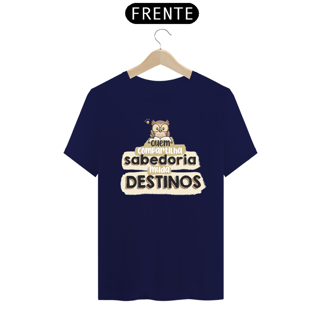 Nome do produto CAMISA QUEM COMPARTILHA SABEDORIA MUDA DESTINOS