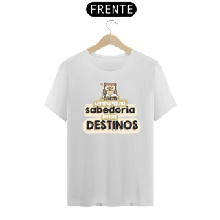 Nome do produto CAMISA QUEM COMPARTILHA SABEDORIA MUDA DESTINOS