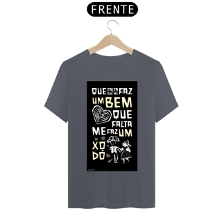 Nome do produto CAMISETA QUE FALTA ME FAZ UM XODÓ