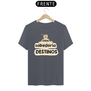 Nome do produto CAMISA QUEM COMPARTILHA SABEDORIA MUDA DESTINOS