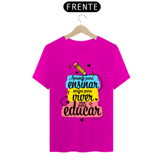 Nome do produto CAMISA APRENDE PARA ENSINAR 