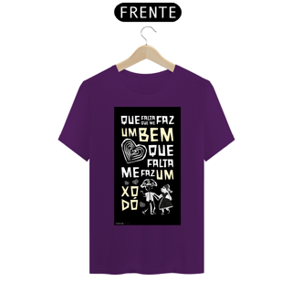 Nome do produto CAMISETA QUE FALTA ME FAZ UM XODÓ