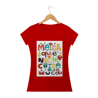 Nome do produto CAMISETA MEIGA QUE NEM COICE DE MULA