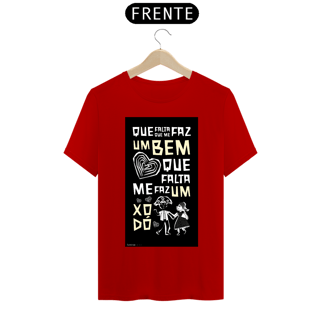 Nome do produto CAMISETA QUE FALTA ME FAZ UM XODÓ