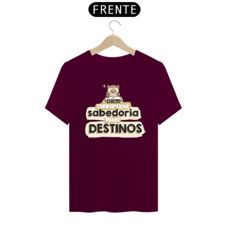 Nome do produto CAMISA QUEM COMPARTILHA SABEDORIA MUDA DESTINOS