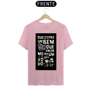 Nome do produto CAMISETA QUE FALTA ME FAZ UM XODÓ